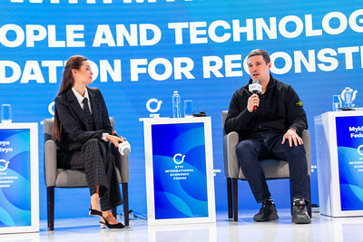 Dialogue with Mykhailo Fedorov — People and Technology: The Foundation For Reconstruction KIEF 2023